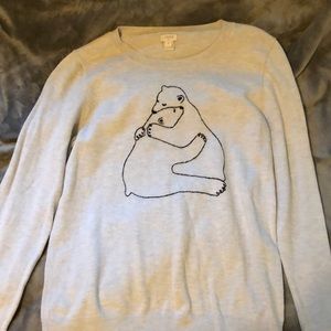 Gray long sleeve J crew shirt